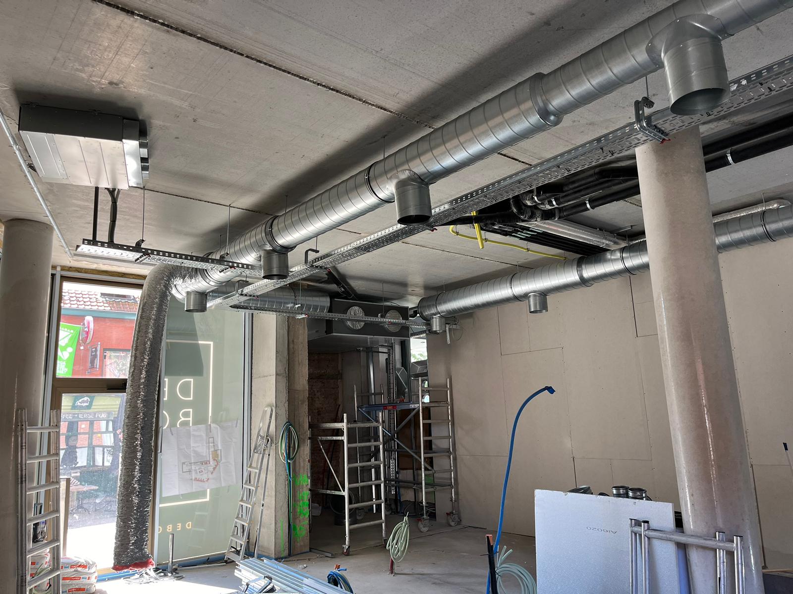 Ventilatiesysteem voor nieuwe koffiebar - foto 3